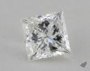 1.02 Carat G-SI2 Ideal Cut Princess Diamond 