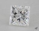 1.53 Carat E-VVS2 Very Good Cut Princess Diamond 