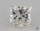 0.60 Carat K-SI2 Ideal Cut Princess Diamond 
