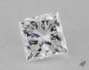 0.40 Carat E-VVS2 Ideal Cut Princess Diamond 