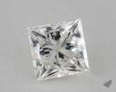 0.73 Carat G-VVS1 Ideal Cut Princess Diamond 