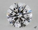 0.53 Carat E-IF Ideal Cut Round Diamond 
