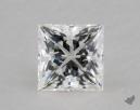 0.55 Carat F-VS2 Very Good Cut Princess Diamond 