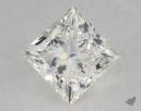 1.00 Carat J-VS1 Ideal Cut Princess Diamond 