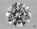 0.24 Carat D-VVS2 Excellent Cut Round Diamond 