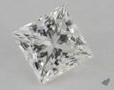 0.91 Carat I-VVS1 Ideal Cut Princess Diamond 