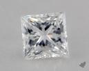 1.20 Carat D-VVS2 Ideal Cut Princess Diamond 