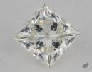 0.74 Carat K-VS2 Ideal Cut Princess Diamond 