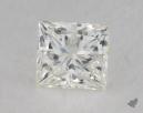 0.82 Carat K-VVS1 Ideal Cut Princess Diamond 