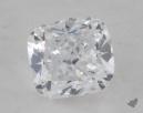 0.80 Carat D-VS1 Ideal Cut Cushion Diamond 