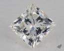 0.79 Carat H-VS1 Excellent Cut Princess Diamond 