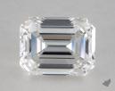 1.31 Carat F-VS1 Very Good Cut Emerald Diamond 