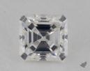 0.50 Carat G-VS2 Good Cut Asscher Diamond 