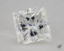 1.01 Carat E-VVS1 Ideal Cut Princess Diamond 