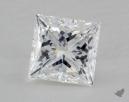 2.06 Carat E-IF Ideal Cut Princess Diamond 