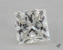 0.80 Carat J-SI1 Very Good Cut Princess Diamond 