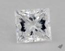 0.31 Carat D-SI1 Ideal Cut Princess Diamond 