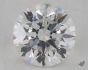 0.90 Carat H-VVS1 Excellent Cut Round Diamond 