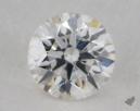 0.42 Carat G-SI2 Excellent Cut Round Diamond 