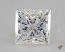 1.02 Carat F-VS1 Ideal Cut Princess Diamond 
