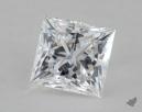 1.05 Carat E-VVS2 Ideal Cut Princess Diamond 