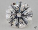 0.91 Carat H-VVS2 Excellent Cut Round Diamond 