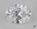 0.44 Carat D-VS2 Very Good Cut Oval Diamond 