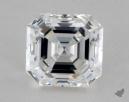 1.60 Carat F-VS1 Very Good Cut Asscher Diamond 