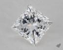 1.05 Carat E-VVS1 Ideal Cut Princess Diamond 
