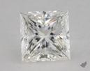 1.01 Carat G-VVS1 Ideal Cut Princess Diamond 