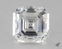 1.74 Carat F-VS1 Good Cut Asscher Diamond 