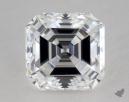 1.50 Carat F-VS1 Very Good Cut Asscher Diamond 