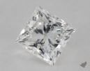 1.51 Carat G-VS1 Ideal Cut Princess Diamond 