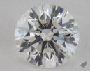 0.60 Carat I-SI1 Excellent Cut Round Diamond 