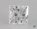 0.81 Carat F-VVS2 Ideal Cut Princess Diamond 