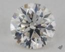 0.80 Carat J-SI1 Very Good Cut Round Diamond 
