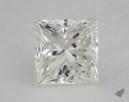 1.53 Carat I-VS2 Very Good Cut Princess Diamond 
