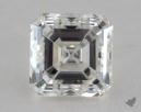 0.96 Carat I-VS2 Good Cut Asscher Diamond 