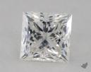 0.80 Carat H-VS1 Ideal Cut Princess Diamond 