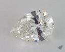1.53 Carat H-SI1 Ideal Cut Pear Diamond 