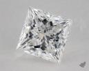 1.02 Carat F-VS2 Ideal Cut Princess Diamond 