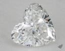 1.02 Carat F-SI2 Good Cut Heart Diamond 
