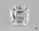 1.72 Carat E-VVS2 Very Good Cut Asscher Diamond 
