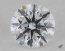 0.44 Carat D-VVS1 Very Good Cut Round Diamond 