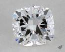 0.61 Carat D-VS2 Ideal Cut Cushion Diamond 