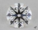0.51 Carat F-VVS1 Very Good Cut Round Diamond 