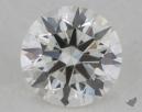 0.33 Carat H-VVS1 Excellent Cut Round Diamond 