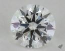 0.36 Carat F-VVS2 Excellent Cut Round Diamond 