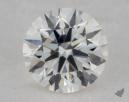 0.26 Carat H-VS1 Excellent Cut Round Diamond 