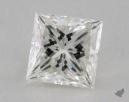 0.56 Carat I-VVS2 Ideal Cut Princess Diamond 